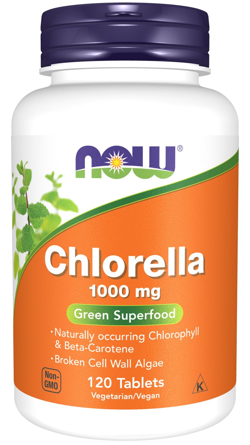 Now - Chlorella 1000mg - 120 Tablets