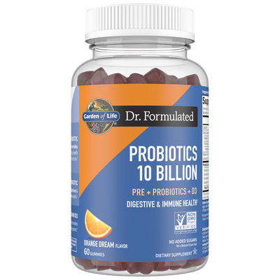 Garden of Life - Dr. Formulated Probiotics 10 Billion Orange Dream - 60 Gummies