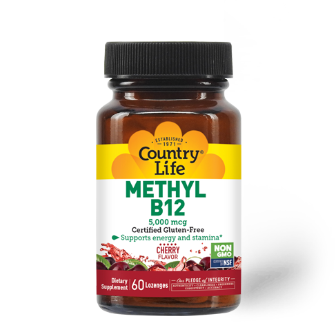 Country Life - Methyl B12 Cherry 5000 mcg - 60 Lozenges