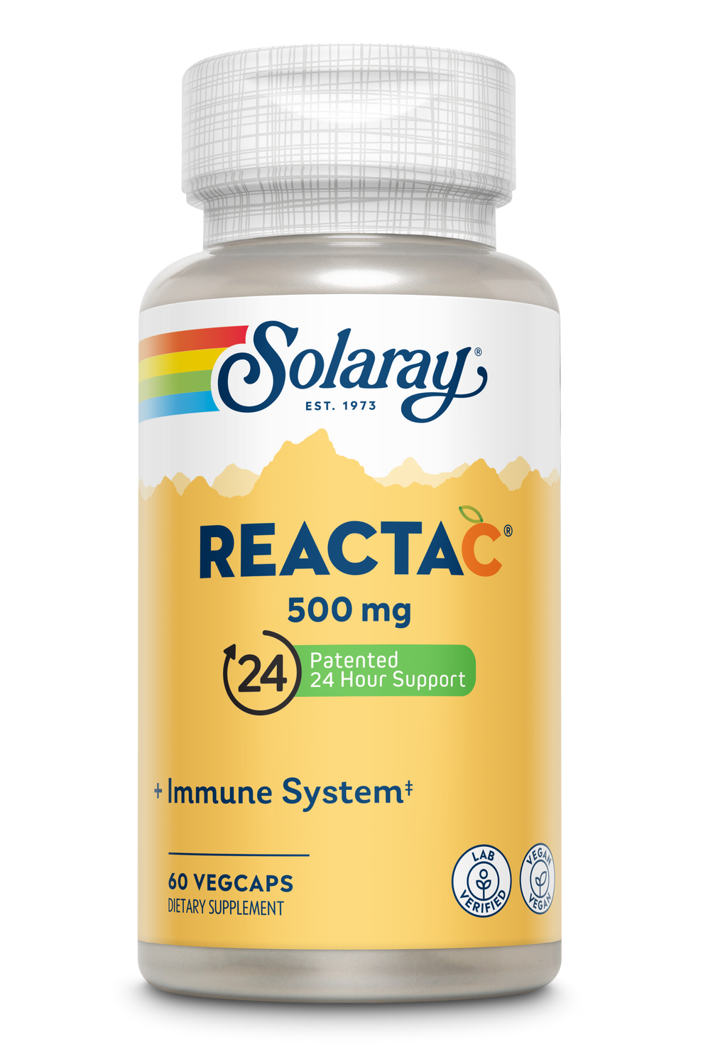 Solaray - Reacta C &amp; Bioflavonoids - 120 Count