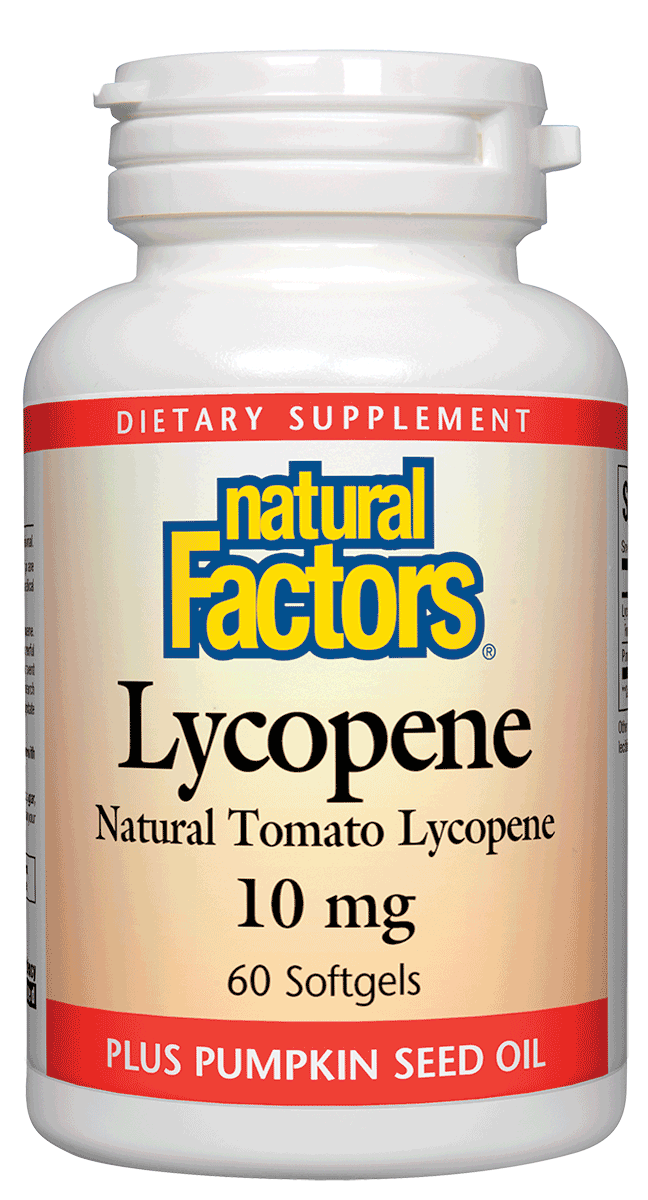 Natural Factors - Lycopene 10 mg - 60 Softgels