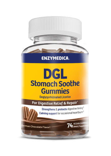 Enzymedica - DGL Stomach Soothe Gummies - 74 Gummies
