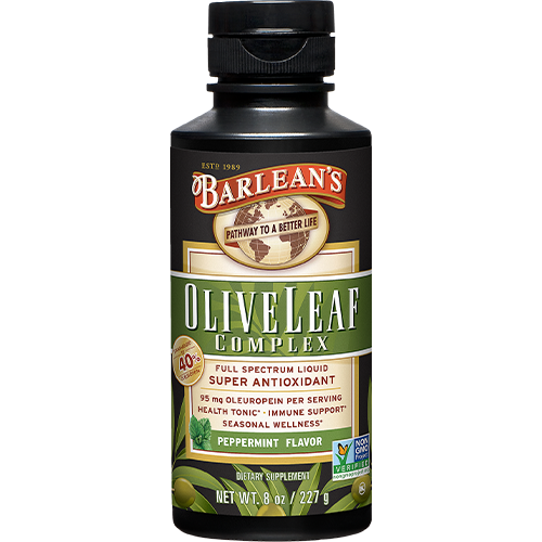 Barleans - Olive Leaf Complex Peppermint - 8 oz