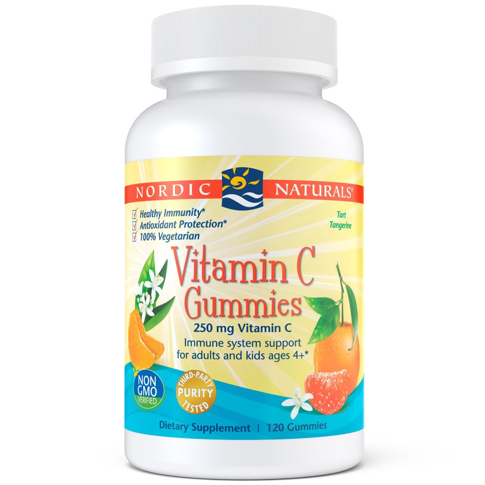 Nordic Naturals - Vitamin C Gummies Tart Tangerine - 120 Gummies