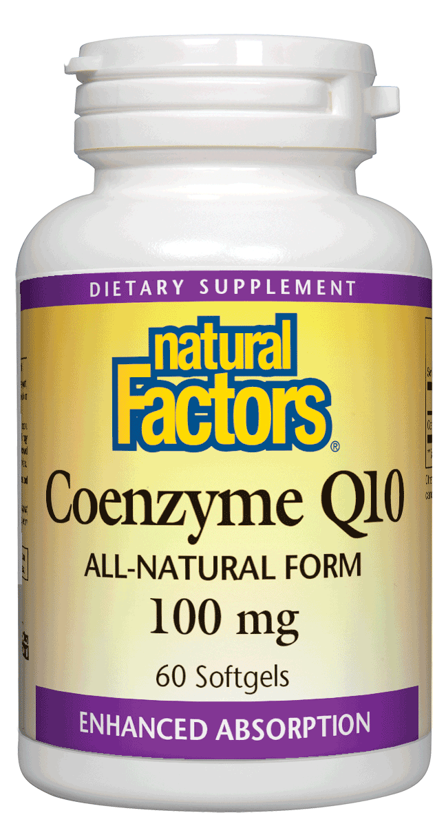 Natural Factors - Coenzyme Q10 100 mg - 60 Softgels