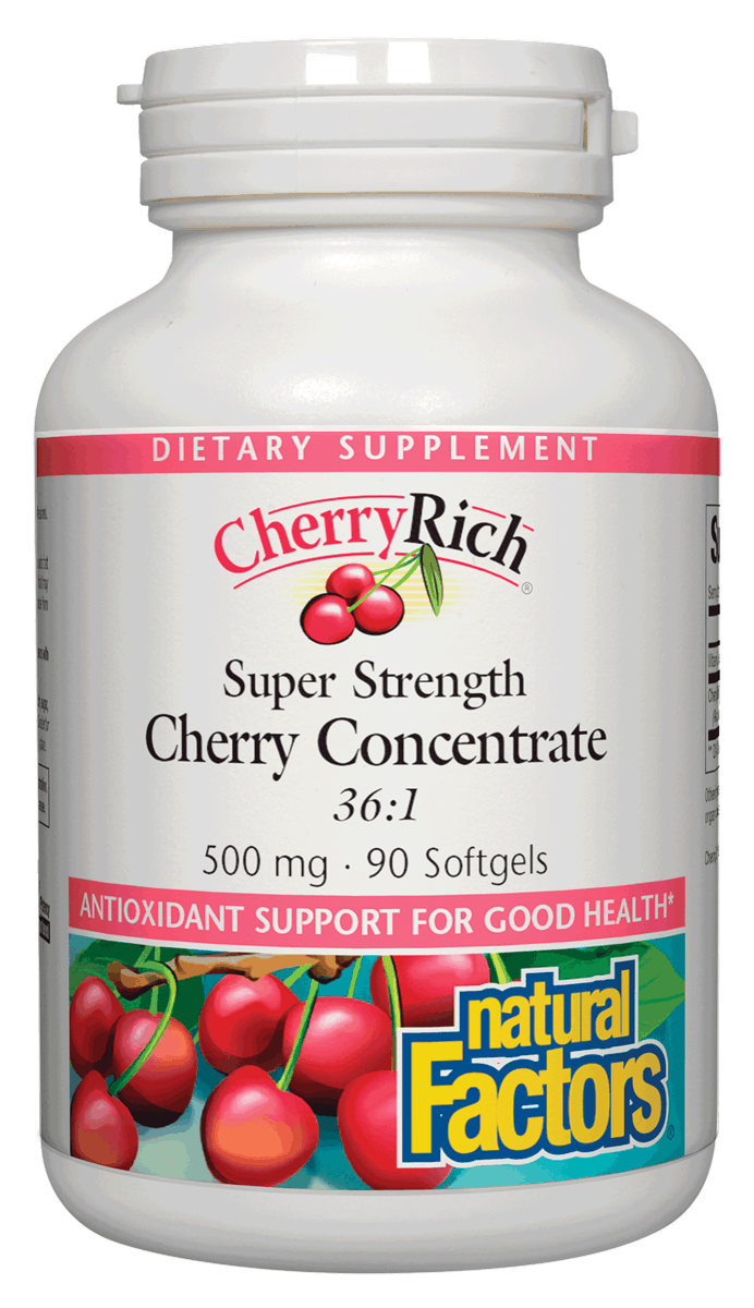 Natural Factors - Cherryrich Super Strength 500 mg - 90 Softgels