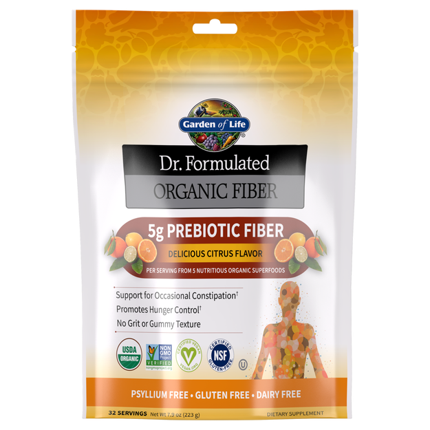 Garden of Life - Dr. Formulated Organic Fiber Citrus - 223 grams