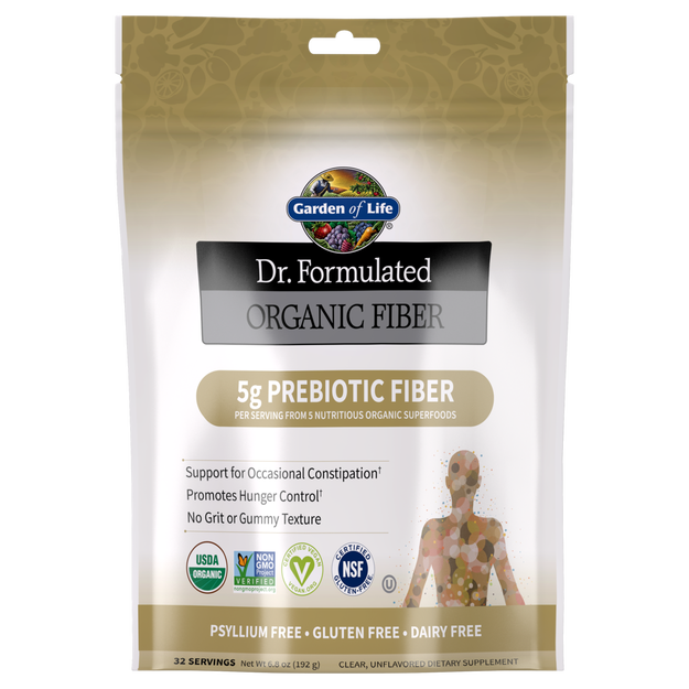 Garden of Life - Dr. Formulated Organic Fiber Unflavored- 192 grams