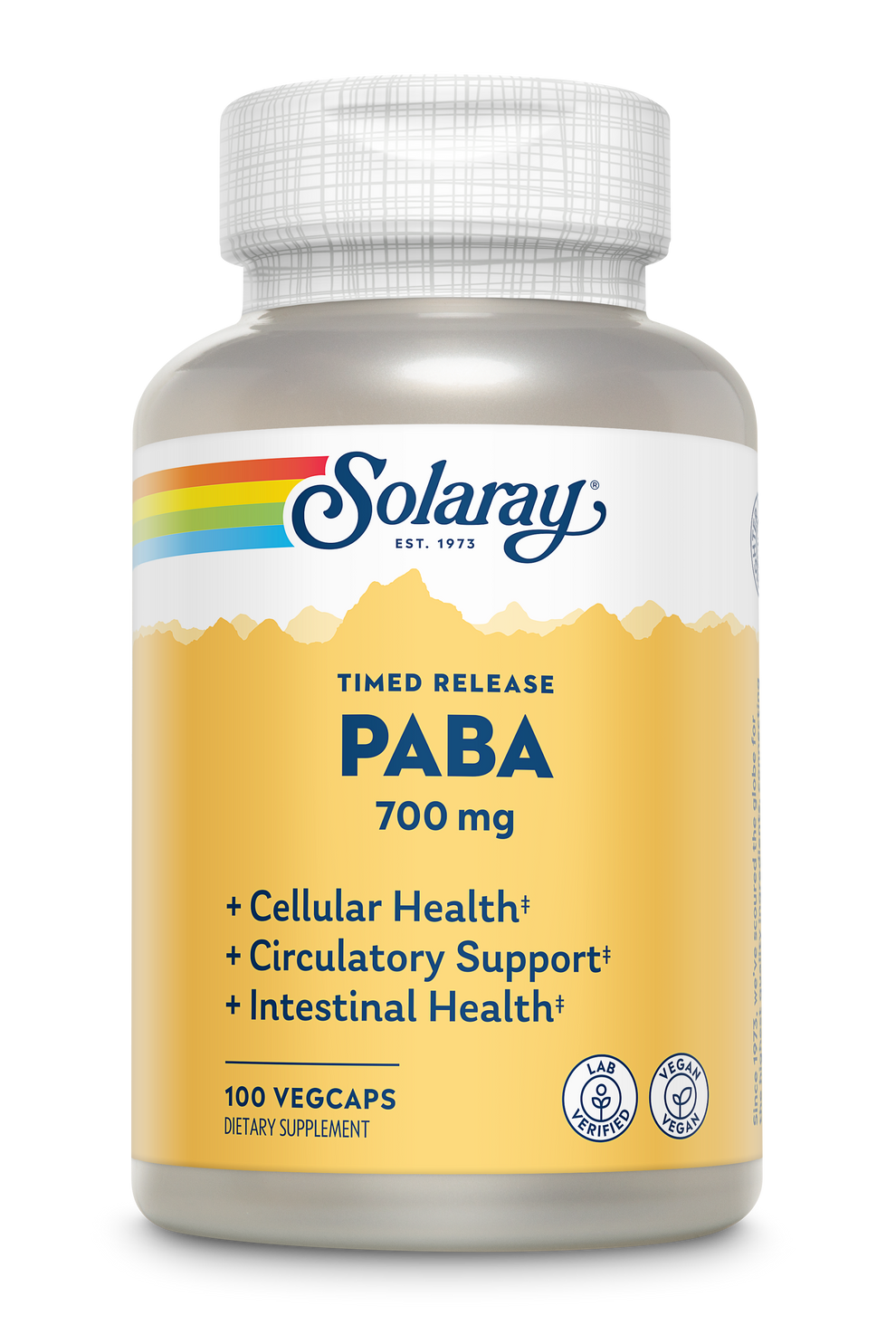 Solaray - Two-Stgd Timed-Rl Paba 700 mg - 100 Capsules