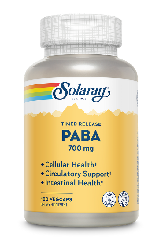 Solaray - Two-Stgd Timed-Rl Paba 700 mg - 100 Capsules