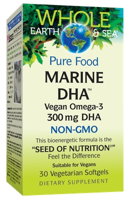 Natural Factors - Whole Earth Marine DHA - 30 Softgels Natural Factors - Whole Earth Marine DHA - 30 Softgels