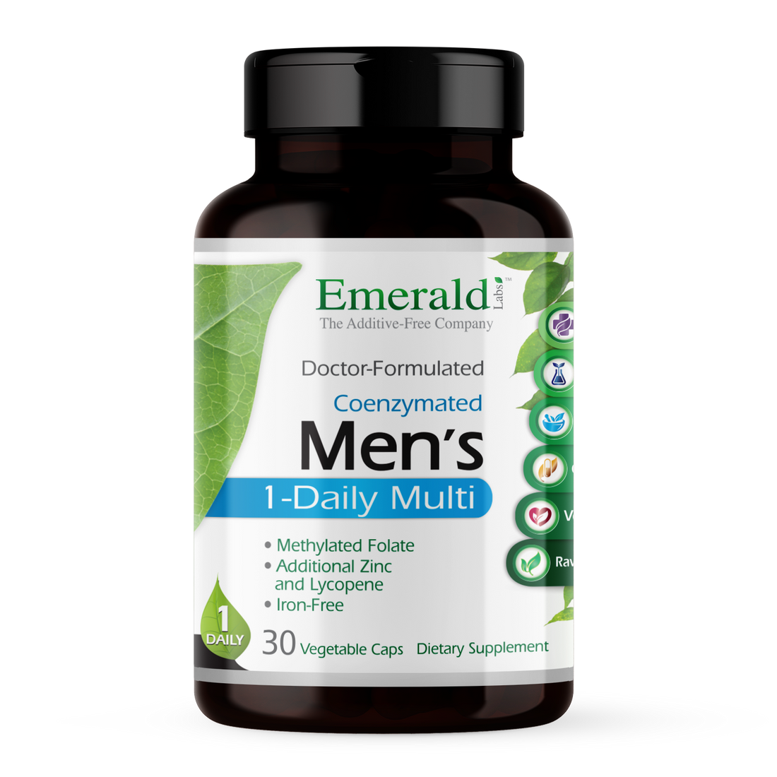 Emerald Labs - Men's 1 Daily Multivitamin - 30 Veg Capsules