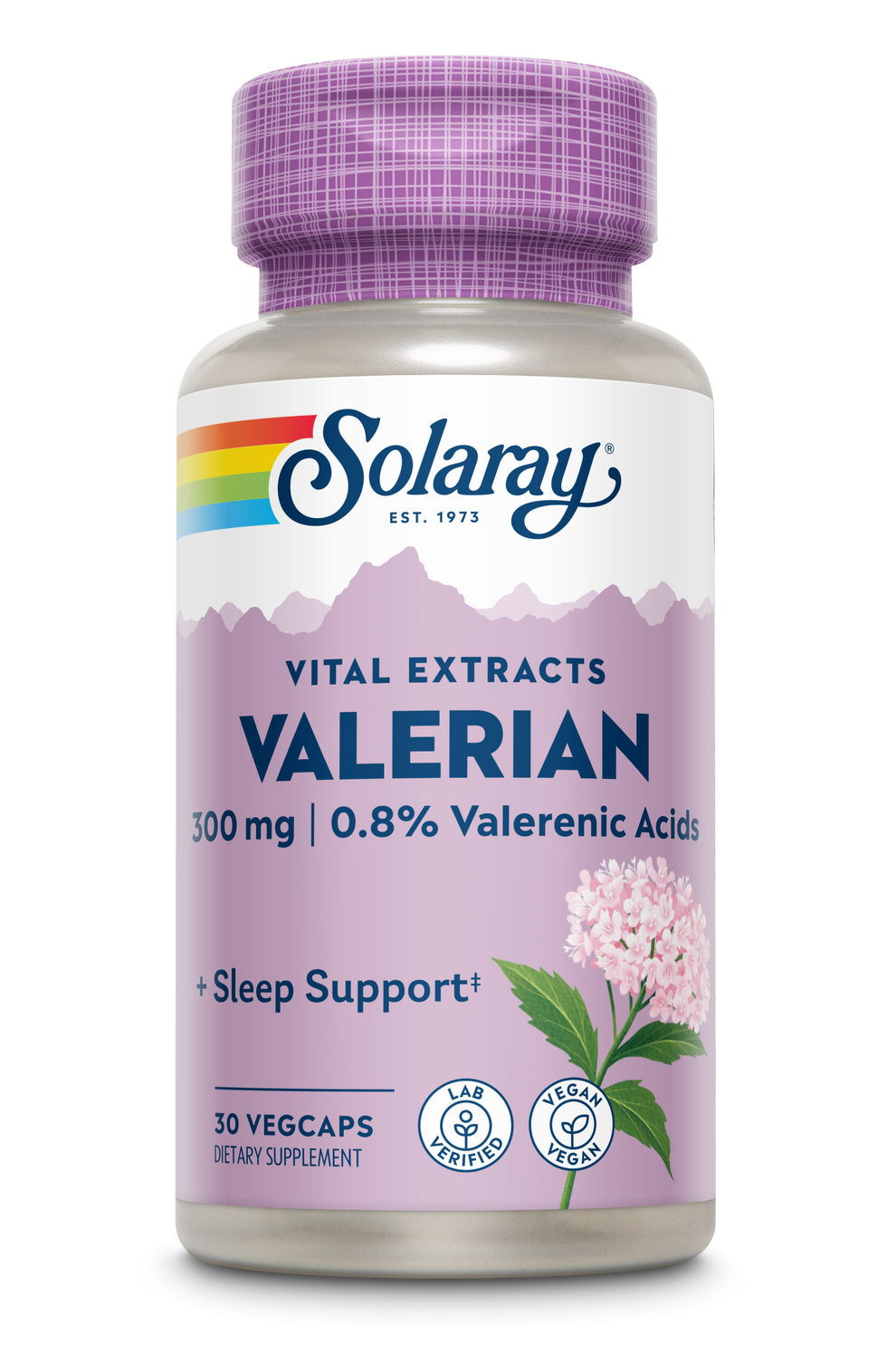 Solaray - Valerian Root - 180 Capsules