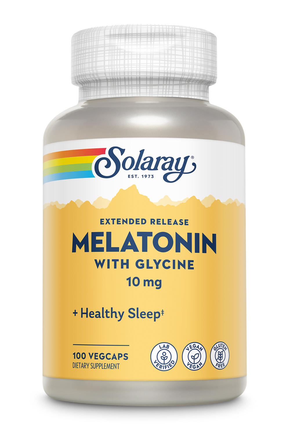 Solaray - Melatonin 10 mg Extended Release - 100 Veg Capsules