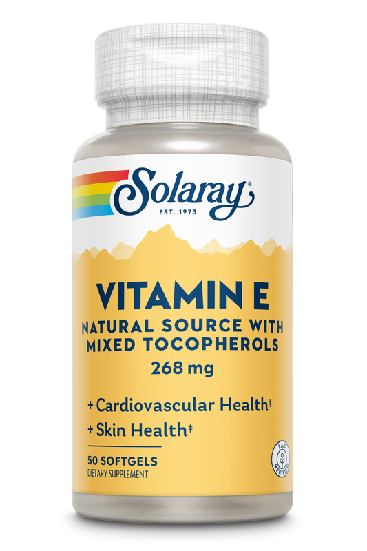 Solaray - Vitamin E Mixed W Selenium - 60 Softgels