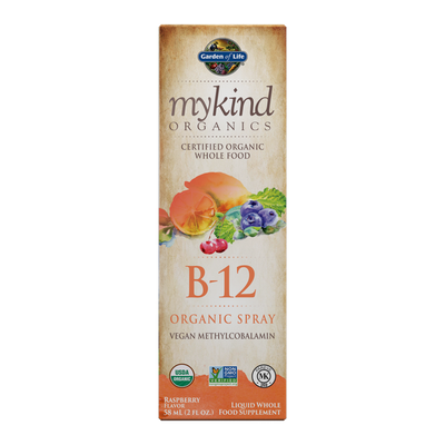 Garden of Life - Mykind Organics B-12 Organic Spray Raspberry - 2 oz Garden of Life - Mykind Organics B-12 Organic Spray Raspberry - 2 oz