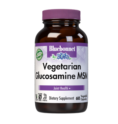 Bluebonnet - Veg Glucosamine MSM - 60 Veg Capsules