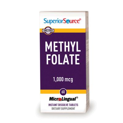 Superior Source - Methyl Folate 1000 mcg - 60 Tablets