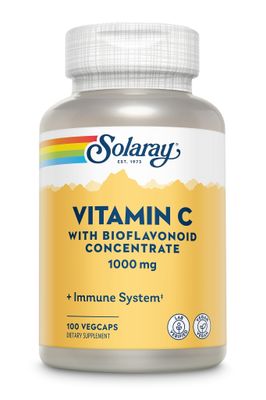Solaray - Vitamin C With Bioflavonoid Concentrate 1000 mg - 100 Capsules Solaray - Vitamin C With Bioflavonoid Concentrate 1000 mg - 100 Capsules