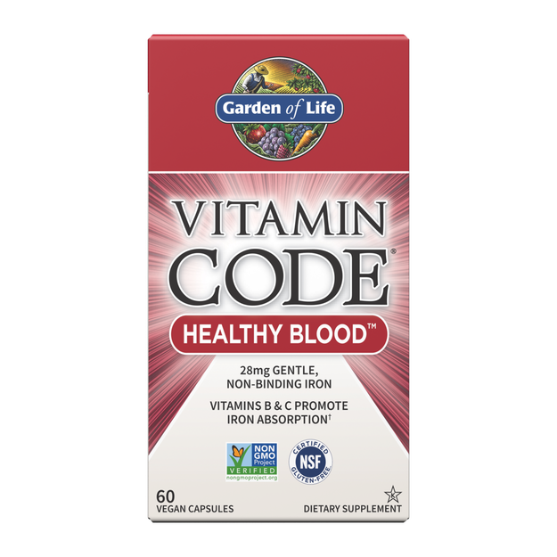 Garden of Life - Vitamin Code Healthy Blood - 60 Capsules