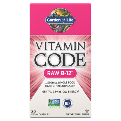 Garden of Life - Vitamin Code Raw B-12 - 30 Capsules Garden of Life - Vitamin Code Raw B-12 - 30 Capsules