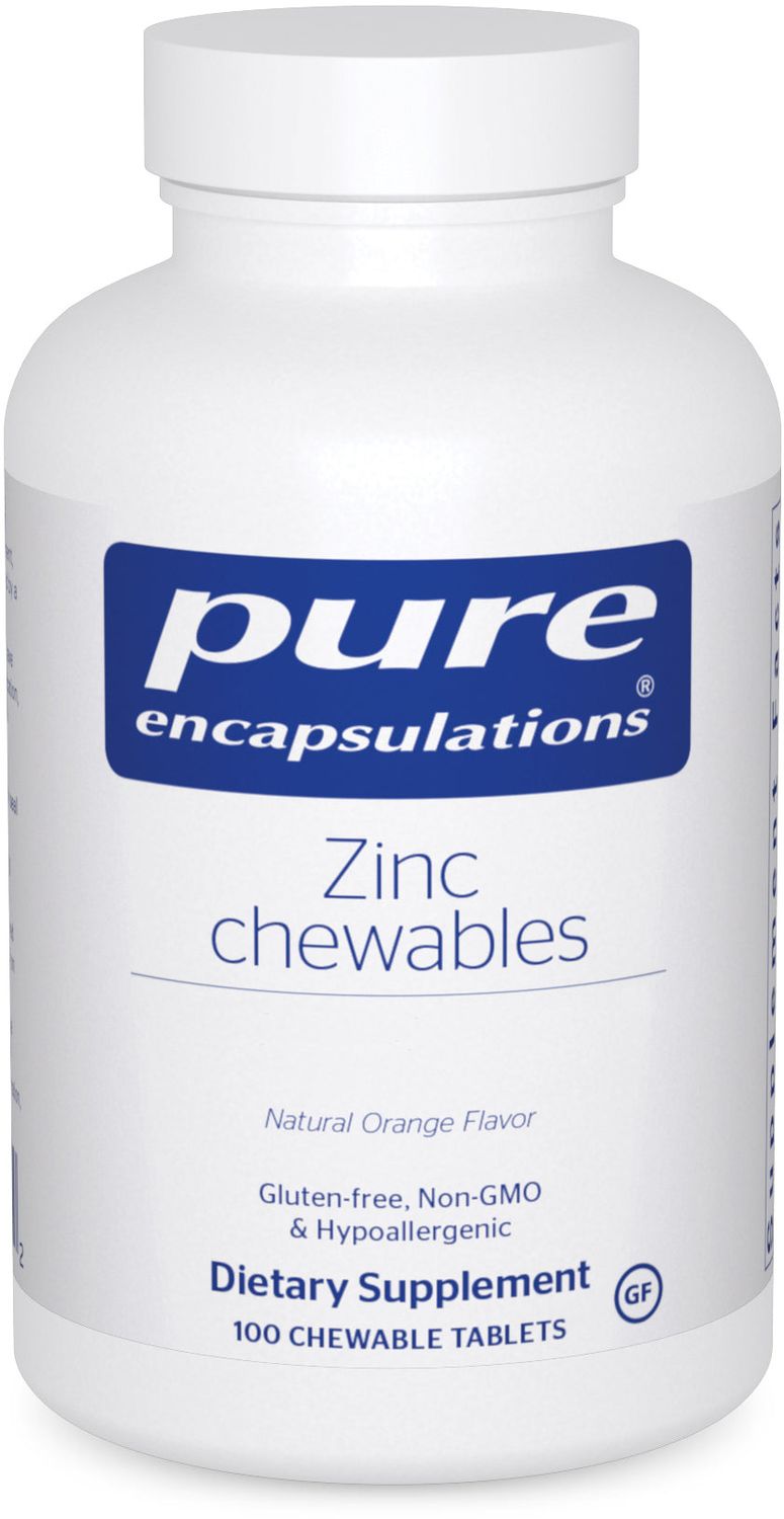 Pure Encapsulations - Zinc Chewables - 100 Tablets