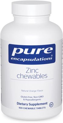 Pure Encapsulations - Zinc Chewables - 100 Tablets