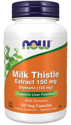 Now - Silymarin Milk Thistle Extract 150 mg - 120 Capsules