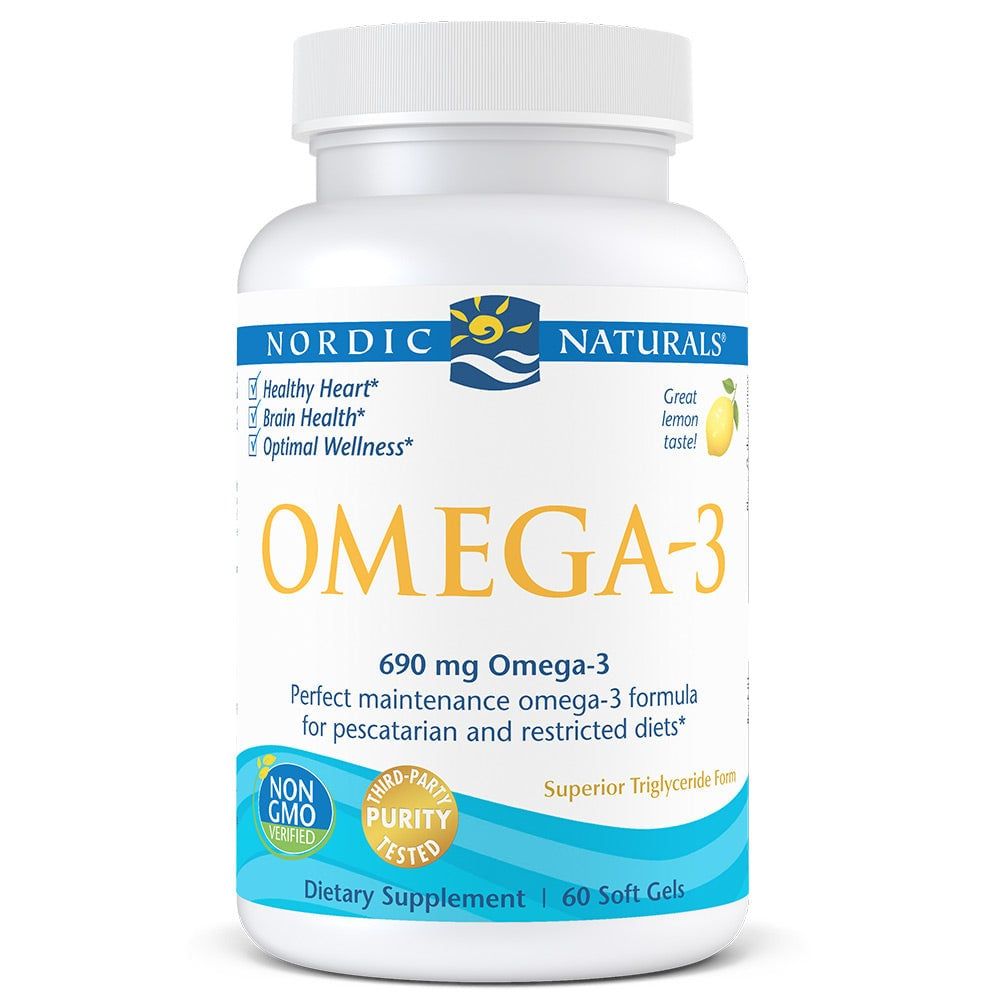 Nordic Naturals - Omega 3 Lemon 690 mg - 60 count