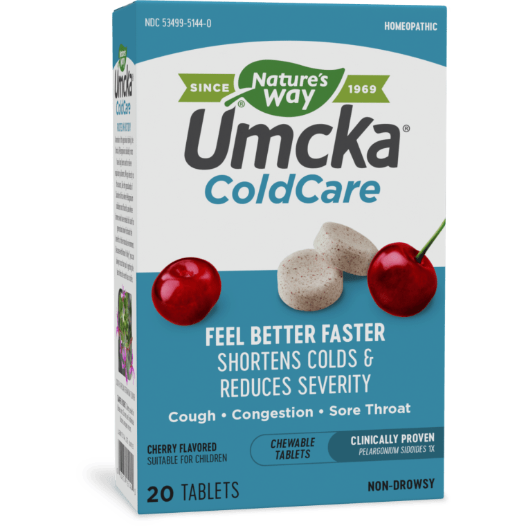 Natures Way - Coldcare Cherry Chewable - 20 Tablets