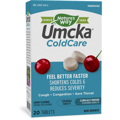 Natures Way - Coldcare Cherry Chewable - 20 Tablets