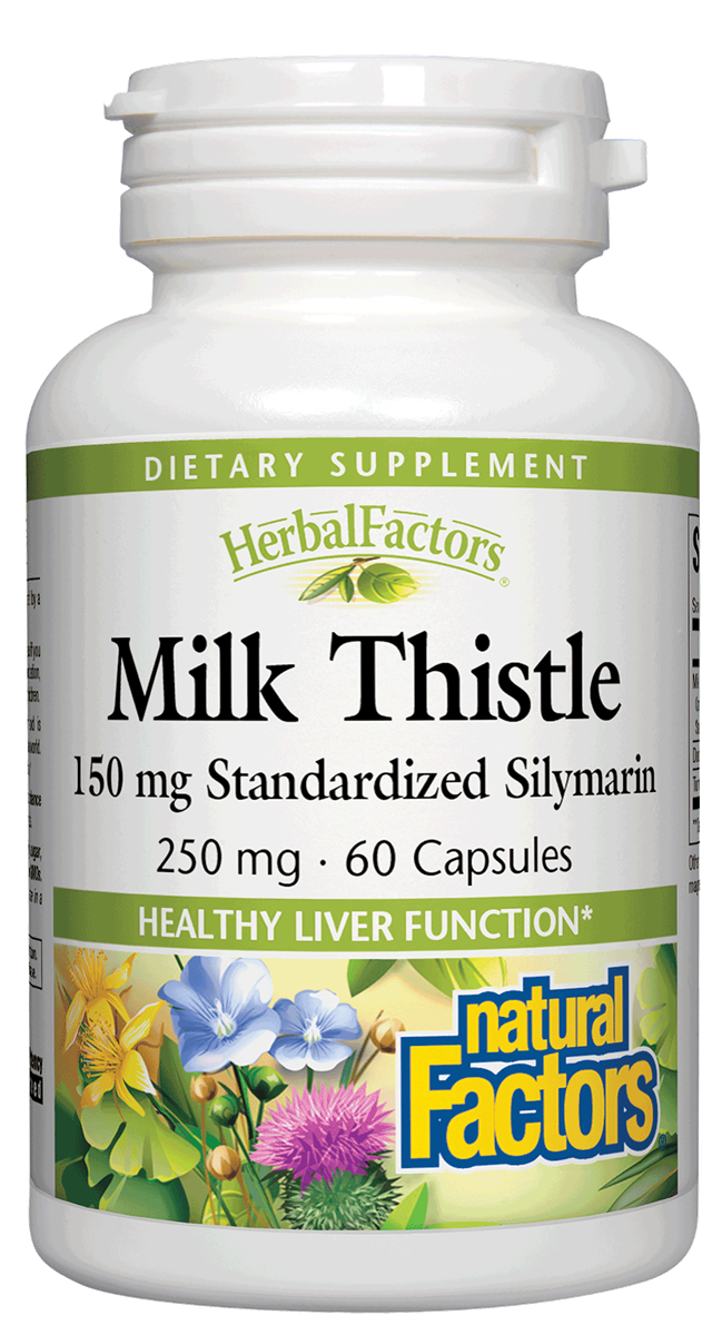 Natural Factors - Milk Thistle 250 mg  60 Capsules
