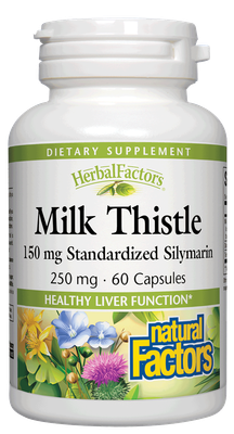 Natural Factors - Milk Thistle 250 mg  60 Capsules