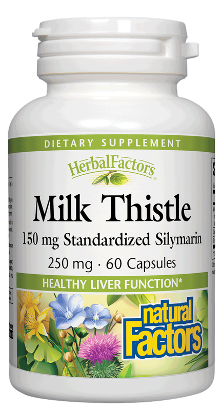 Natural Factors - Milk Thistle 250 mg  60 Capsules