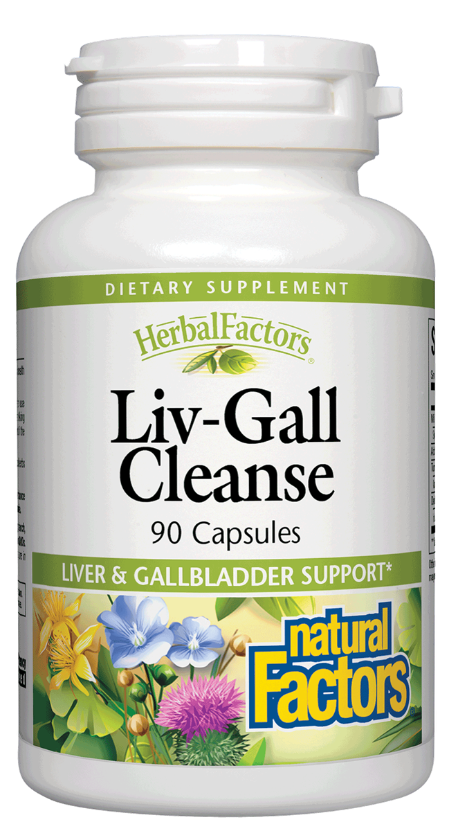Natural Factors - Liv-Gall Cleanse Liver Gall Bladder - 90 Veg Capsules