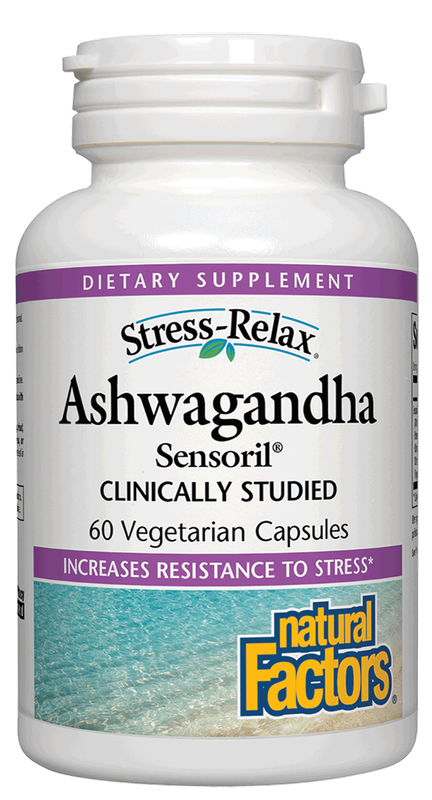 Natural Factors - Stress-Relax Ashwagandha Sensoril - 30 Veg Capsules