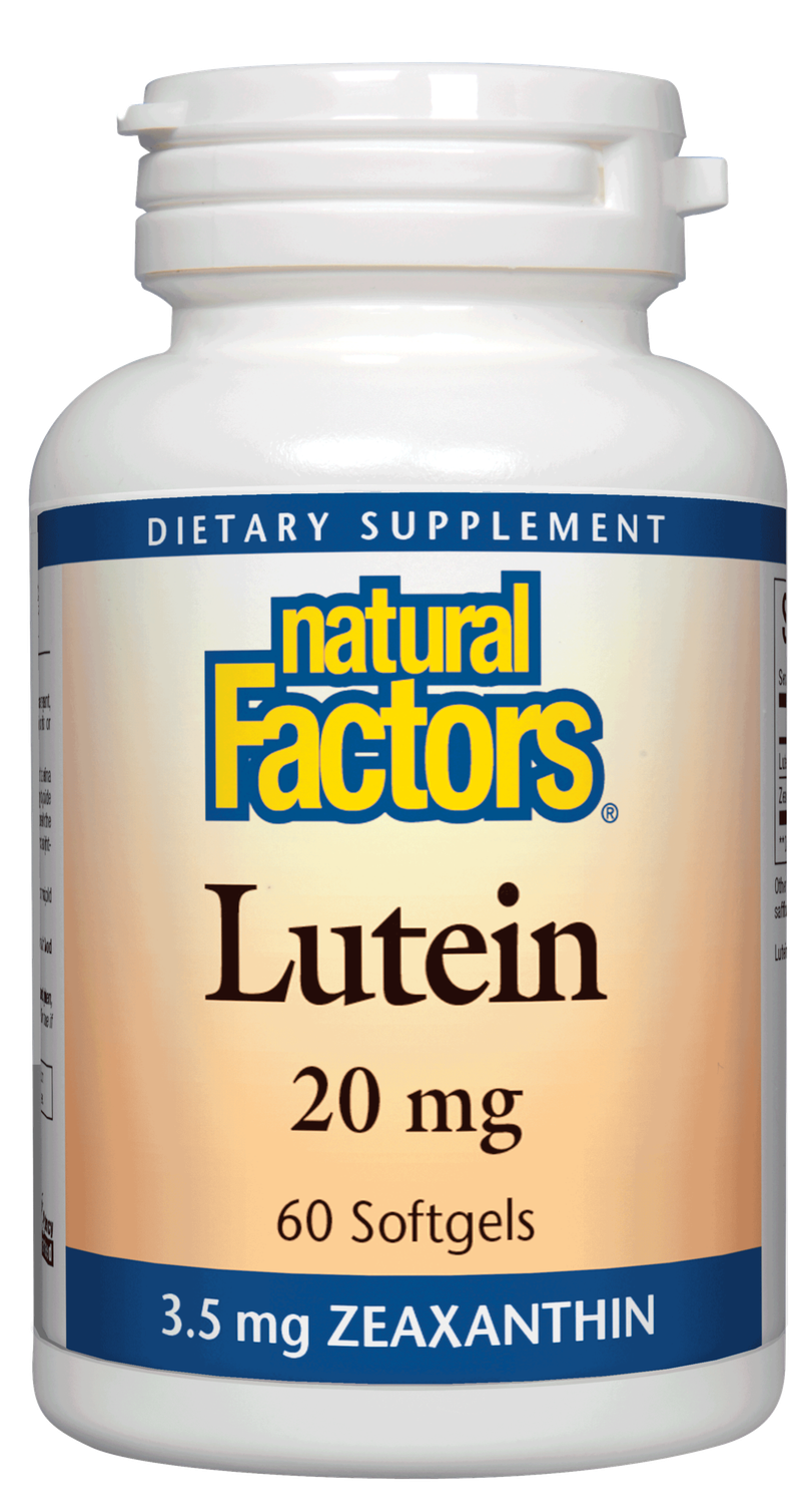 Natural Factors - Lutein 20 mg - 60 Softgels