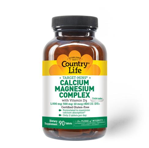 Country Life - Calcium Magnesium Complex - 90 Tablets