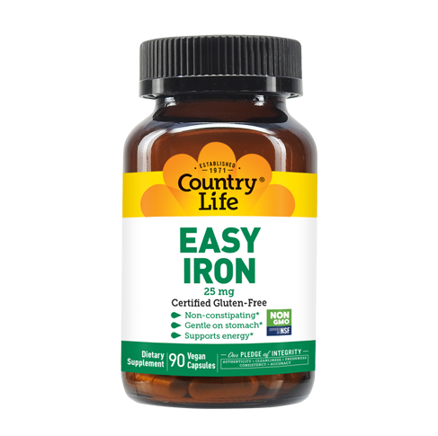 Country Life - Easy Iron 25 mg - 90 Tablets