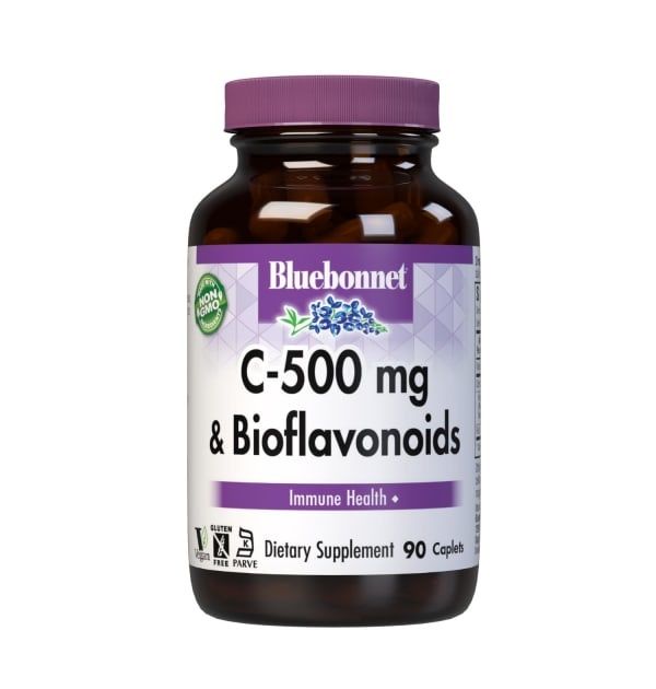 Bluebonnet - C-500 mg Plus Bioflavonoids - 90 Capsules