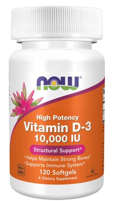 Now - Vit D 3 10000 IU - 120 Softgels Now - Vit D 3 10000 IU - 120 Softgels