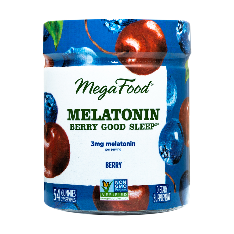 Megafood - Melatonin Gummies 3 mg Berry - 54 Gummies