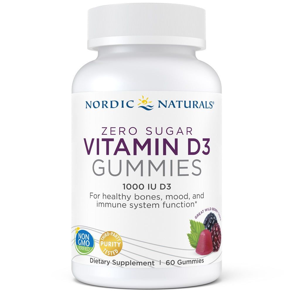 Nordic Naturals - Vitamin D3 Zero Sugar - 60 Gummies