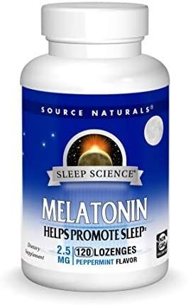 Source Naturals - Melatonin 2.5mg Pmint - 120 Lozenges