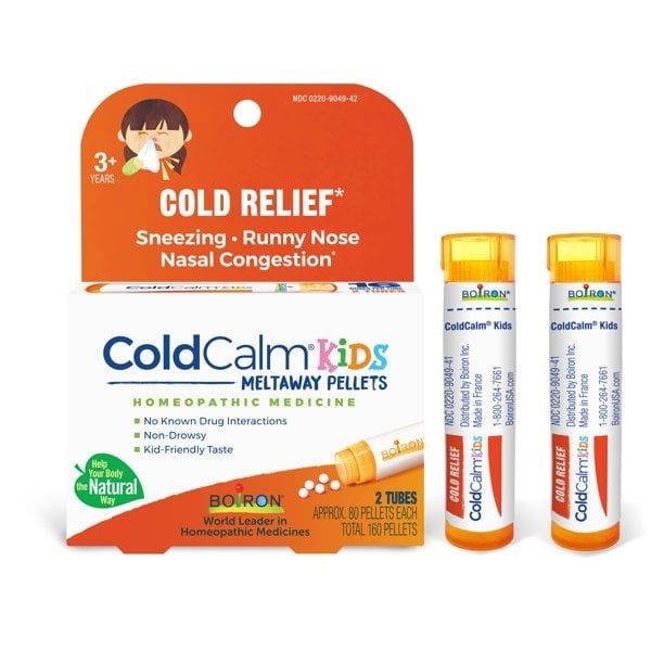 Boiron - Childrens Coldcalm Pellets - 2 Tubes