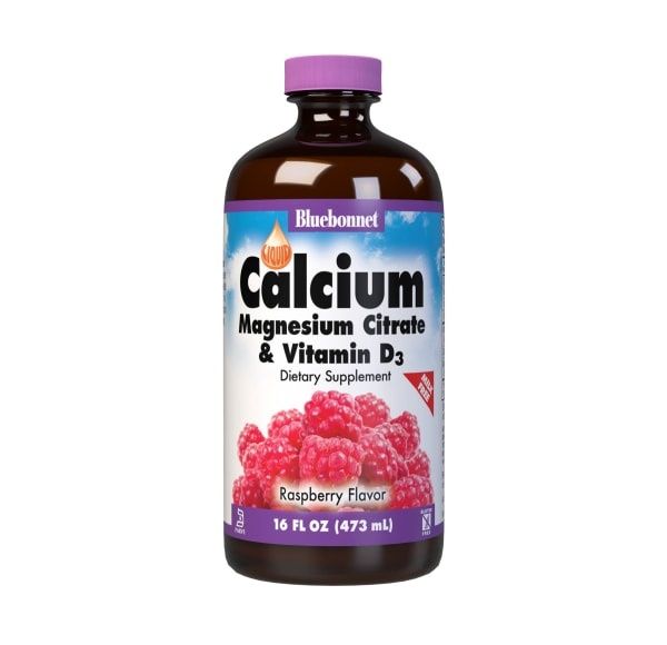 Bluebonnet - Raspberry Calcium Magnesium Liq - 16 oz
