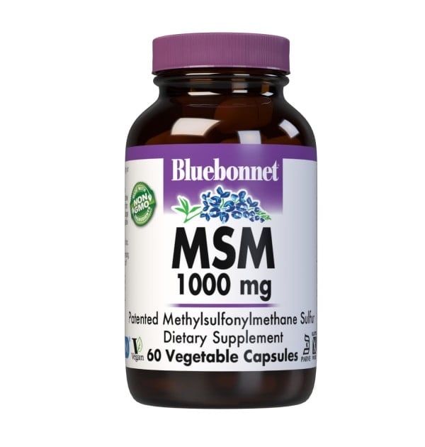 Bluebonnet - MSM 1000 mg - 60 Veg Capsules