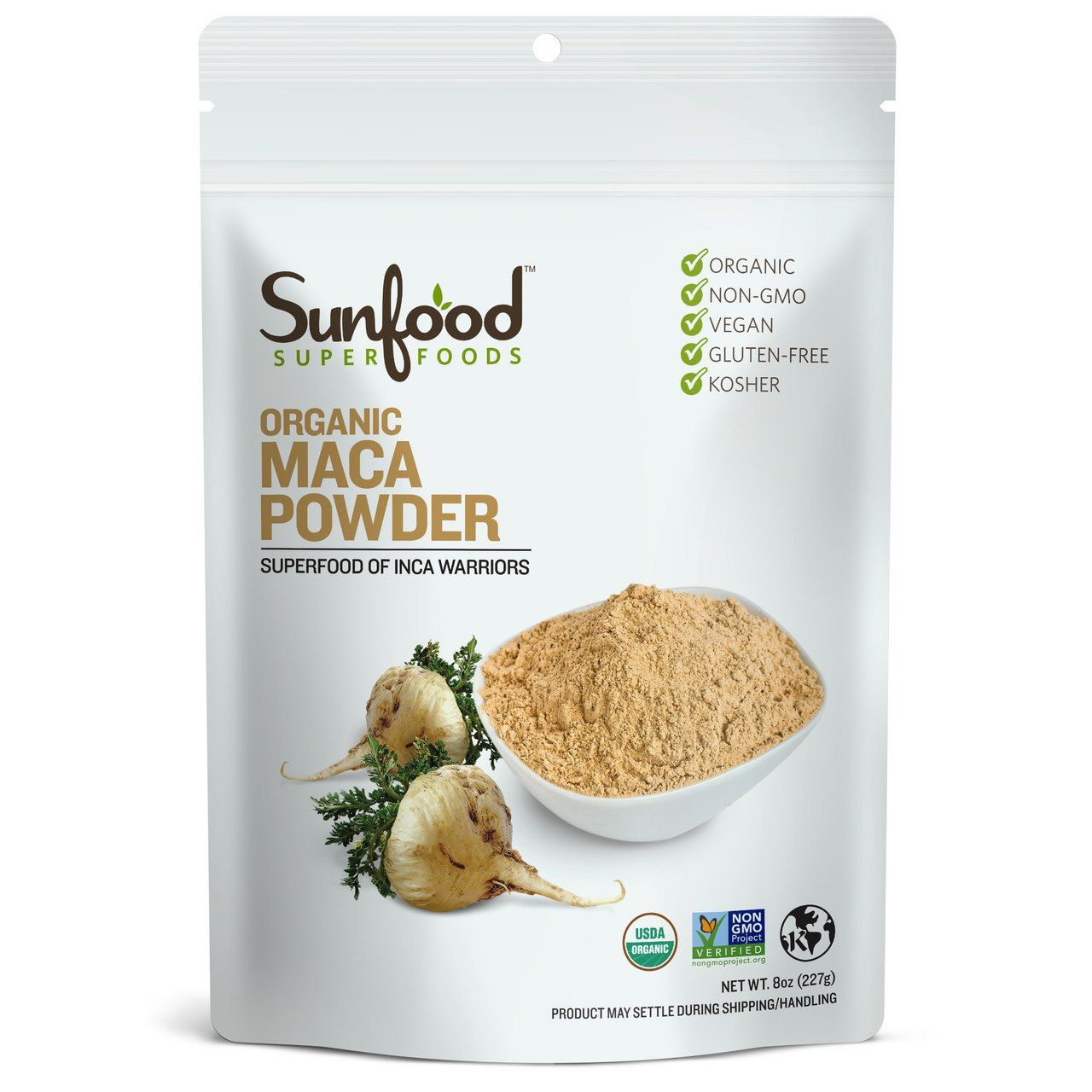 Sunfood - Raw Organic Maca Powder - 8 oz