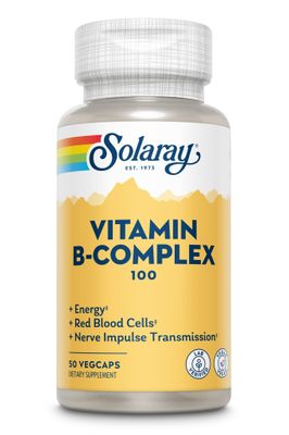 Solaray - B-Complex 100 mg - 50 Capsules