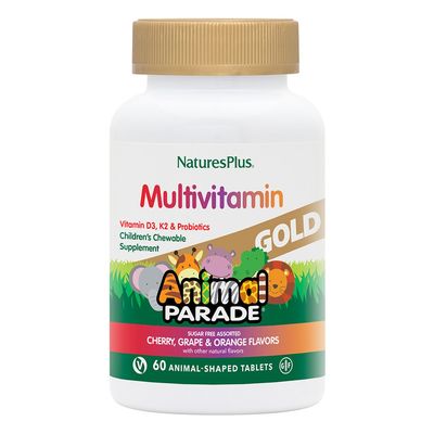 Natures Plus - Animal Parade Gold Assorted Chewable - 60 count